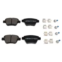 ZIMMERMANN Bremsbel&auml;ge AUDI A1 A3 SEAT SKODA VW GOLF 6 7 TOURAN 1KS/1KT hinten
