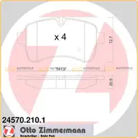 ZIMMERMANN Bremsbel&auml;ge IVECO Daily 4 5 mit Doppelbereifung hinten 42555917