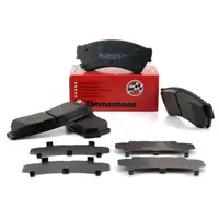 ZIMMERMANN Bremsbel&auml;ge Bremskl&ouml;tze Bremskl&ouml;tze f&uuml;r Mazda 6 (GH) ab 08.2007 vorne