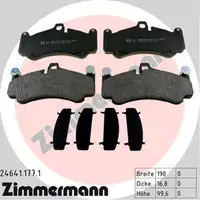 Zimmermann FORMULA Z Bremsscheiben + Bel&auml;ge PORSCHE 911 (997) GT3 / GT3 RS vorne