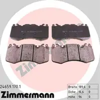 ZIMMERMANN Bremsscheiben + Bel&auml;ge LAND ROVER RANGE ROVER IV (L405) 18 Zoll vorne