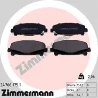 ZIMMERMANN Bremsscheiben + Bel&auml;ge HONDA ACCORD VIII 2.0i 2.4i 2.2i-CTDi vorne