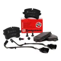 ZIMMERMANN Bremsbel&auml;ge + Wako AUDI A6 (4G C7) A7 (4G) PORSCHE MACAN (95B) hinten