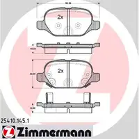 ZIMMERMANN Bremsen Bremsscheiben + Bel&auml;ge f&uuml;r Fiat Panda 312 0.9/1.3D 4x4 hinten