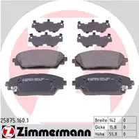 ZIMMERMANN Bremsen Bremsscheiben + Bremsbel&auml;ge f&uuml;r MAZDA 3 (BM) CX-3 (DK) vorne