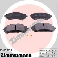 ZIMMERMANN Bremsen Bremsscheiben + Bremsbel&auml;ge f&uuml;r Peugeot 308 II / SW II vorne