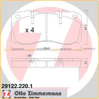 ZIMMERMANN Bremsbel&auml;ge Bremskl&ouml;tze IVECO Daily 4 vorne