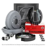 ZIMMERMANN Bremstrommeln Backen Zylinder FORD FOCUS I Turnier 1.4-1.8 16V hinten