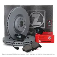 ZIMMERMANN Bremsen Bremsscheiben + Bremsbel&auml;ge + Wako f&uuml;r Fiat Punto 199 vorne