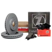 ZIMMERMANN Bremsen Bremsscheiben + Bremsbel&auml;ge f&uuml;r OPEL ASTRA G ZAFIRA A vorne