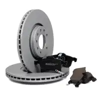 ZIMMERMANN Bremsscheiben + Bel&auml;ge OPEL ASTRA H CORSA D 1.6 OPC ZAFIRA B vorne