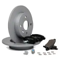 ZIMMERMANN Bremsen Bremsscheiben + Bremsbel&auml;ge f&uuml;r OPEL ASTRA G 4-Loch hinten