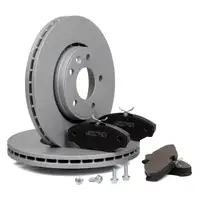 ZIMMERMANN Bremsscheiben + Bel&auml;ge NISSAN Primastar OPEL Vivaro A RENAULT Trafic 2 vorne