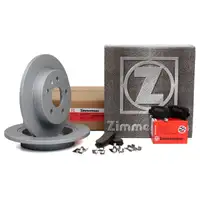 ZIMMERMANN Bremsscheiben + Bel&auml;ge OPEL INSIGNIA A SAAB 9-5 (YS3G) 16 Zoll hinten