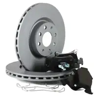 ZIMMERMANN Bremsscheiben + Bel&auml;ge OPEL ADAM (M13) CORSA E (X15) 15 Zoll vorne