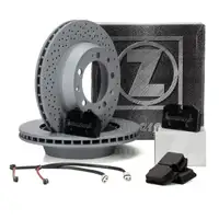 ZIMMERMANN Bremsscheiben + Bremsbel&auml;ge PORSCHE 911 (993) 3.6/3.8 Carrera hinten
