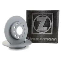 ZIMMERMANN Bremsscheiben Satz f&uuml;r Audi A4 (8E B6) PR-1KD 11.2000-12.2004 hinten
