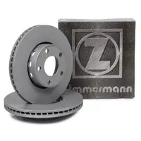 ZIMMERMANN Bremsscheiben Satz f&uuml;r Audi 80 (B4) Coupe (89 8B) S2 quattro vorne