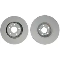 ZIMMERMANN Bremsen Bremsscheiben + Bel&auml;ge + Wako f&uuml;r Audi A6 4F C6 PR-1LT vorne