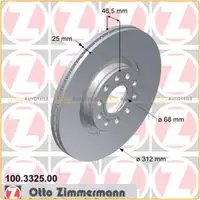 ZIMMERMANN Bremsen Bremsscheiben + Bremsbel&auml;ge + Wako f&uuml;r VW Passat 3B 1LT vorne
