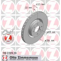 ZIMMERMANN Bremsscheiben + Bel&auml;ge + Wako ABARTH 500 FIAT BRAVO II STILO vorne