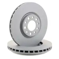 ZIMMERMANN Bremsen Kit Bremsscheiben + Bel&auml;ge + Wako Alfa Romeo Giulietta vorne