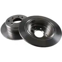 ZIMMERMANN Bremsscheiben Satz f&uuml;r BMW 3er E21 323i E30 316-325i 324d/td hinten