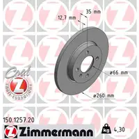 ZIMMERMANN Bremsscheiben Satz f&uuml;r BMW 3er E30 316 316i 318i 318is 324d vorne
