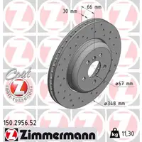 Zimmermann SPORT Bremsscheiben f&uuml;r BMW G30 G31 530i 525/530d G11 G12 725d vorne