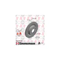 ZIMMERMANN Bremsscheiben Satz f&uuml;r MINI CLUBMAN F54 ONE / COOPER / WORKS hinten