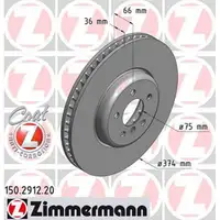 ZIMMERMANN Bremsscheiben f&uuml;r BMW 5er F10 F11 F07 6er F12 F13 F06 F01-F04 vorne