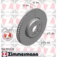 ZIMMERMANN Bremsscheiben f&uuml;r BMW 5er F10 F11 F07 6er F12 F13 F06 F01-F04 vorne