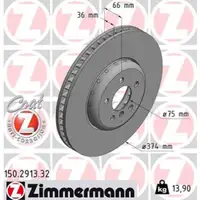 Zimmermann FORMULA F Bremsscheiben f&uuml;r BMW F10 F11 F07 F12 F13 F06 F01-04 vorne