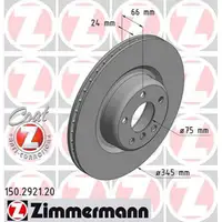 ZIMMERMANN Bremsscheiben Satz f&uuml;r BMW F20/21 F22/23 F30/31/34 F32/33/36 hinten