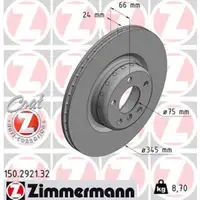 Zimmermann FORMULA F Bremsscheiben f&uuml;r BMW F20 F21 F22 F23 F30-34 F32-36 hinten