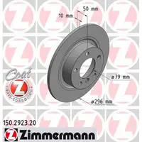 ZIMMERMANN Bremsscheiben Satz f&uuml;r Mini Countryman R60 Paceman R61 218 PS hinten