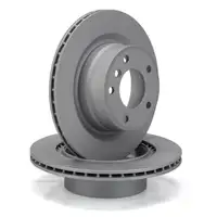 ZIMMERMANN Bremsscheiben + Bel&auml;ge Wako BMW 1er E88 E82 118-125i 118d 120d hinten