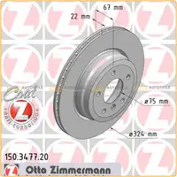 ZIMMERMANN Bremsen Bremsscheiben + Bel&auml;ge + Wako f&uuml;r BMW E90 E93 E92 E91 hinten