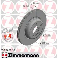 Zimmermann FORMULA F Bremsscheiben f&uuml;r BMW 5er F10 F11 520-530i 518-525d vorne