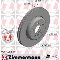 Zimmermann FORMULA F Bremsscheiben Bel&auml;ge Wako BMW 5er F10 F11 6er F12 F13 vorne