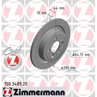 ZIMMERMANN Bremsscheiben Satz f&uuml;r MINI R56 R55 R58 R59 ONE COOPER WORKS hinten