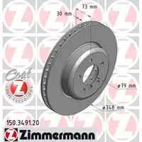 ZIMMERMANN Bremsen Bremsscheiben + Bremsbel&auml;ge f&uuml;r BMW Z4 E89 sDrive35i/s vorne