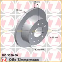 ZIMMERMANN Bremsscheiben Citroen Jumper f&uuml;r Fiat Ducato Peugeot Boxer hinten