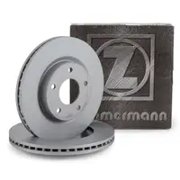 ZIMMERMANN Bremsscheiben Satz f&uuml;r Nissan Juke (F15) Pulsar (N17) vorne
