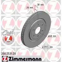 ZIMMERMANN Bremsscheiben + Bel&auml;ge NISSAN NP300 Navara D40 Pathfinder III R51 vorne