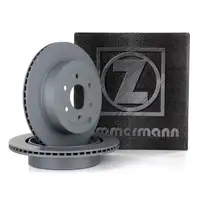 ZIMMERMANN Bremsscheiben Satz f&uuml;r Nissan Navara (D40) Pathfinder (R51) hinten