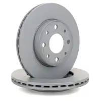 ZIMMERMANN Bremsscheiben + Bel&auml;ge FIAT PANDA (169_) 1.2 4x4 1.3 D Multijet vorne