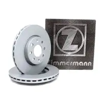 ZIMMERMANN Bremsscheiben Satz f&uuml;r FIAT PUNTO (199_) OPEL ADAM CORSA D E vorne