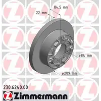 ZIMMERMANN Bremsscheiben Satz IVECO Daily 2 3 4 5 mit Einfachbereifung hinten