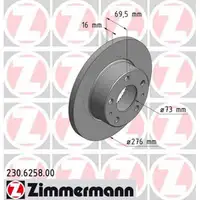 ZIMMERMANN Bremsscheiben Satz IVECO Daily 3 mit ABS 1997-2009 hinten